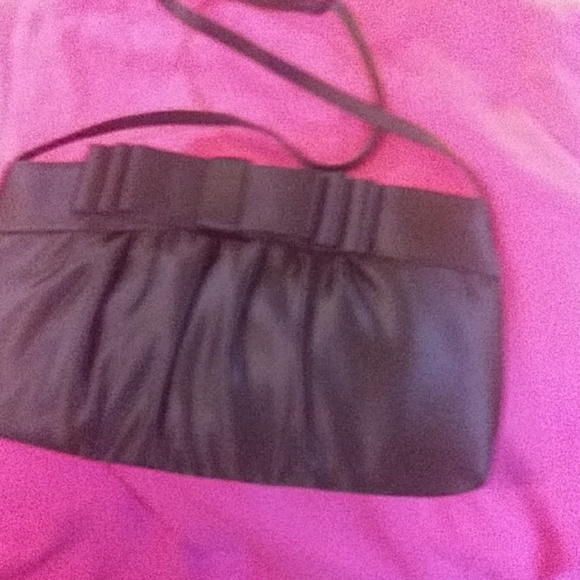 Black clutch with strap - Picture 2 of 2